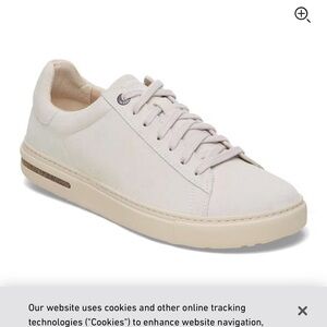 Birkenstock Brand new never worn white Bend Low sneakers size 38 regular